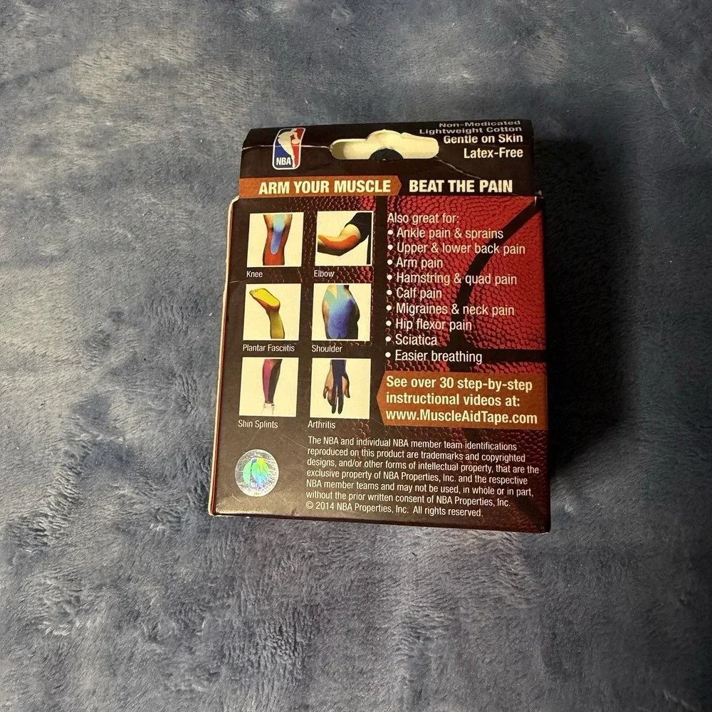 Los Angeles Clippers themed MuscleAidTape kinesiology tape‎ box